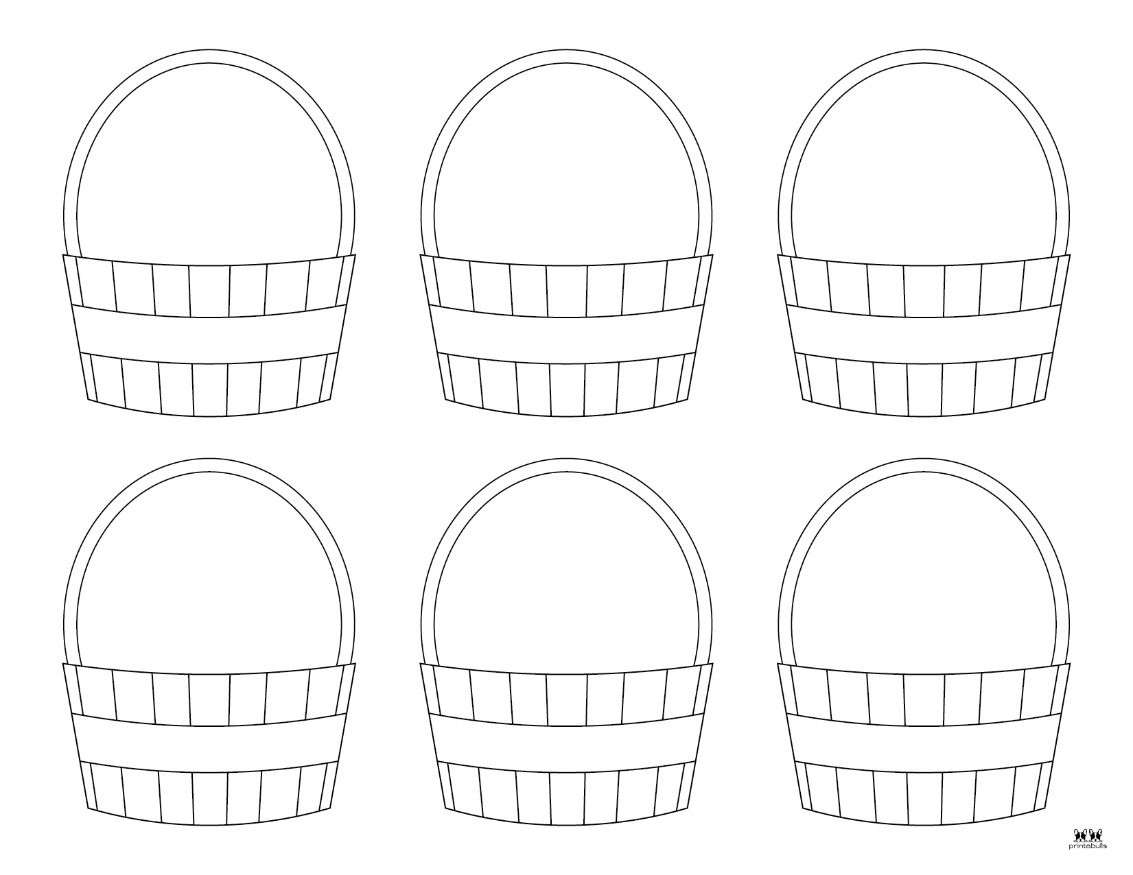 Easter Basket Templates - 25 FREE Printables | Printabulls