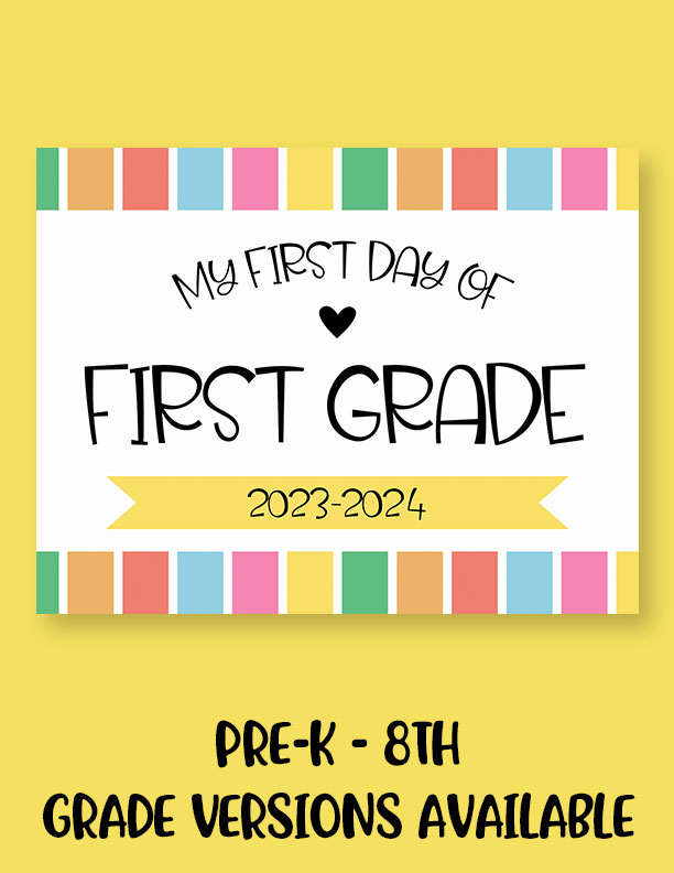 20 Best First Day of School Sign Ideas in 2023