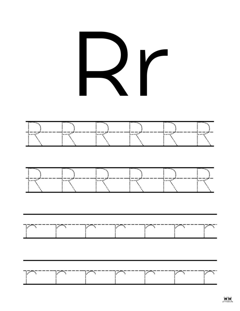 Letter R Worksheets - 50 FREE Printables | Printabulls