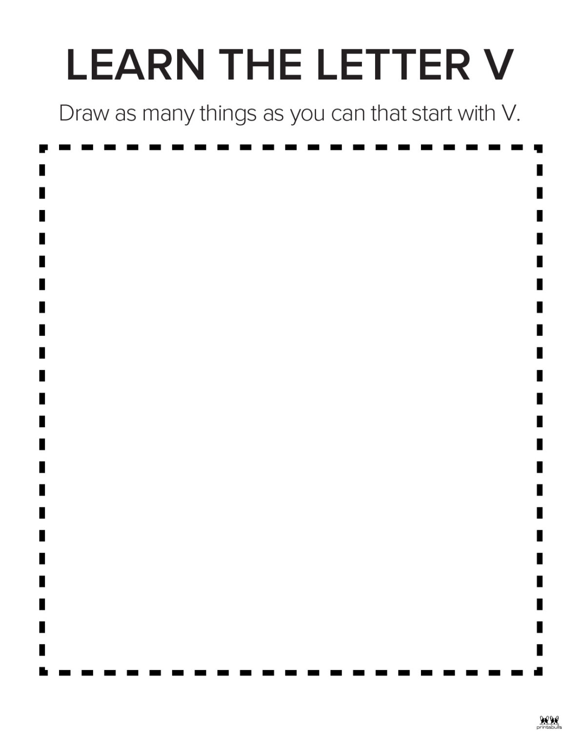 Letter V Worksheets - 50 FREE Printables | Printabulls