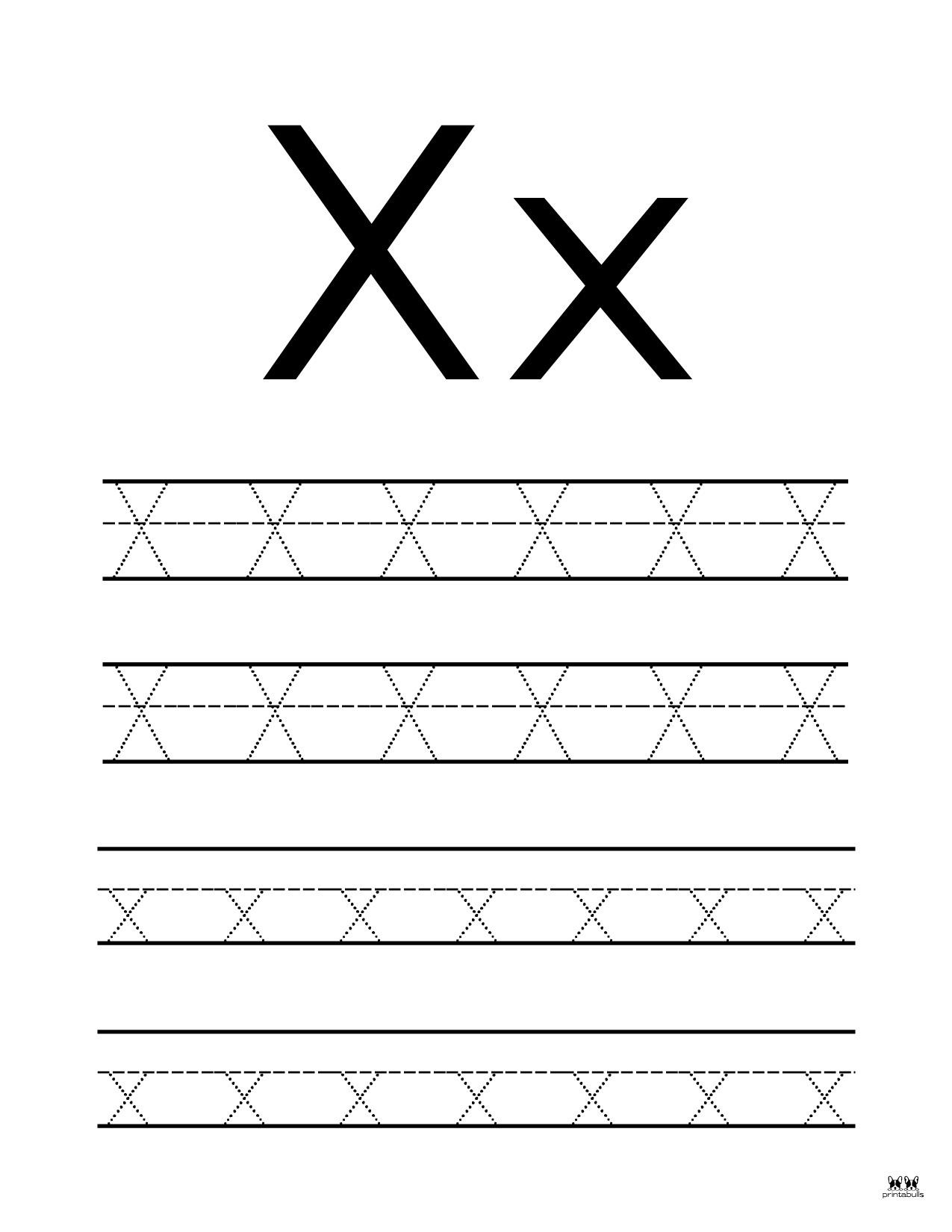 Letter X Worksheets - 50 FREE Printables | Printabulls