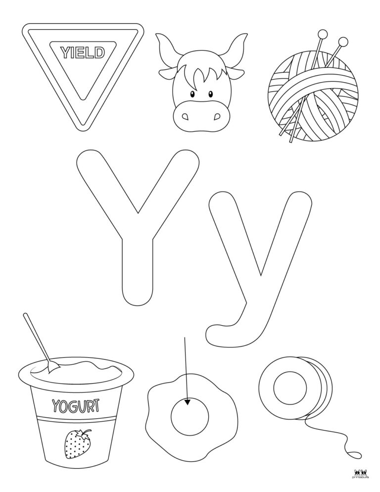 Letter Y Worksheets - 50 FREE Printables | Printabulls