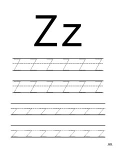 Letter Z Worksheets - 50 Free Printables 