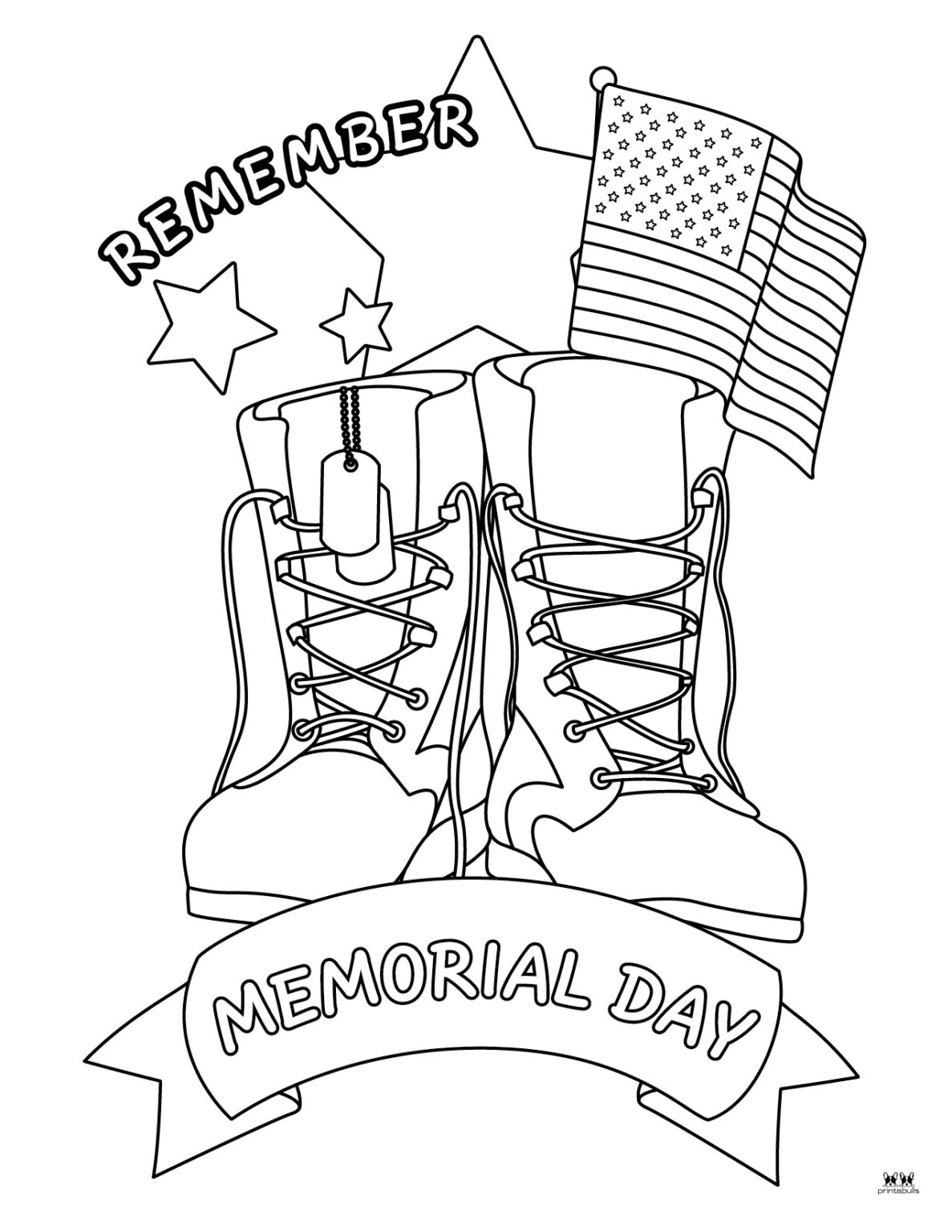 Memorial Day Coloring Pages 15 FREE Pages Printabulls