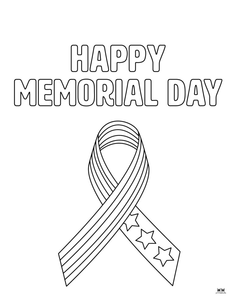 Memorial Day Coloring Pages - 15 Free Pages 