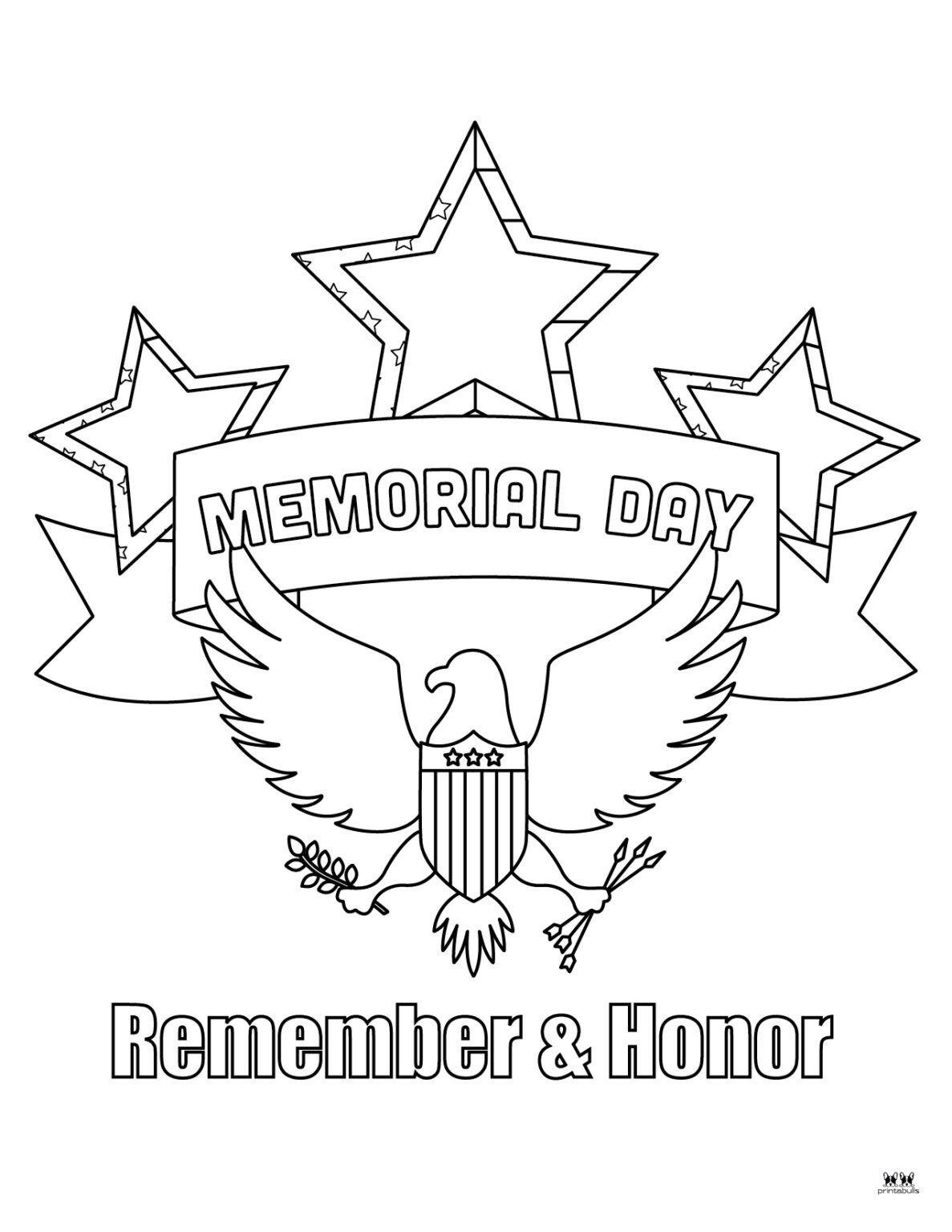 Memorial Day Coloring Pages - 15 FREE Pages | Printabulls