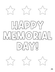 Memorial Day Coloring Pages - 15 FREE Pages | Printabulls