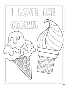 Ice Cream Coloring Pages - 26 Printable Pages | Printabulls