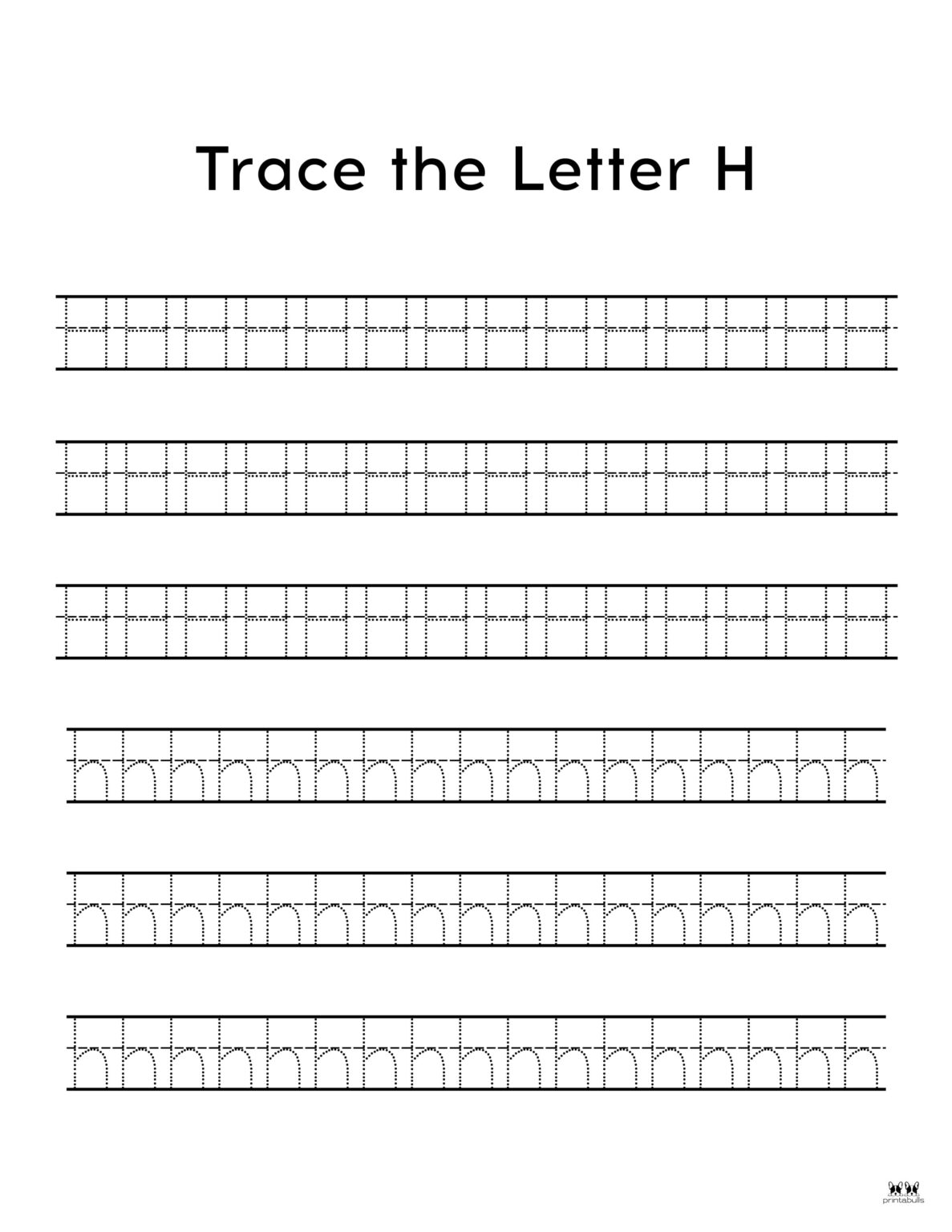 Letter H Worksheets - 50 FREE Printables | Printabulls