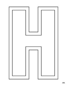 Letter H Worksheets - 50 FREE Printables | Printabulls