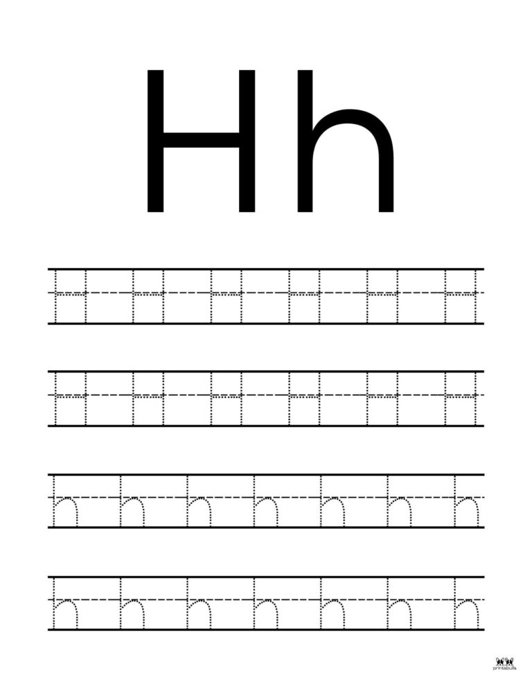 Letter H Worksheets - 50 FREE Printables | Printabulls