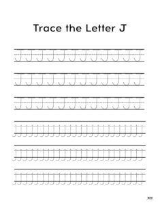 Letter J Worksheets - 50 FREE Printables | Printabulls