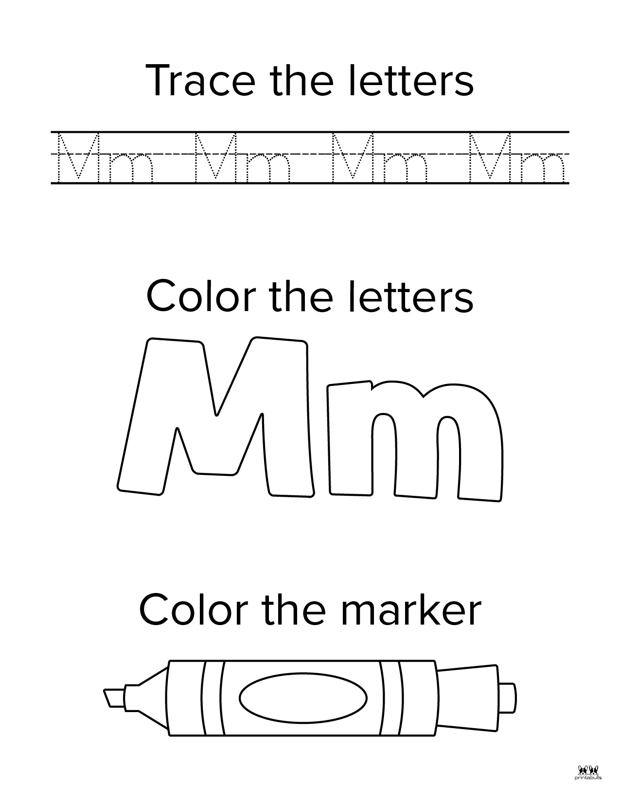 Letter M Worksheets 50 FREE Printables Printabulls