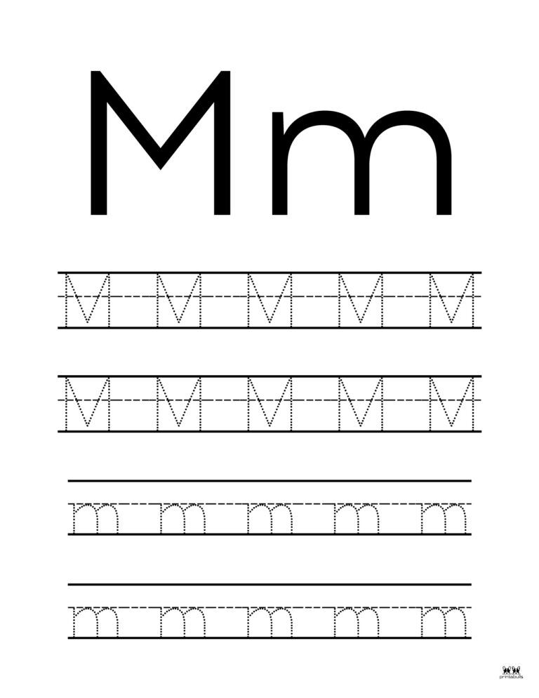 Letter M Worksheets - 50 FREE Printables | Printabulls