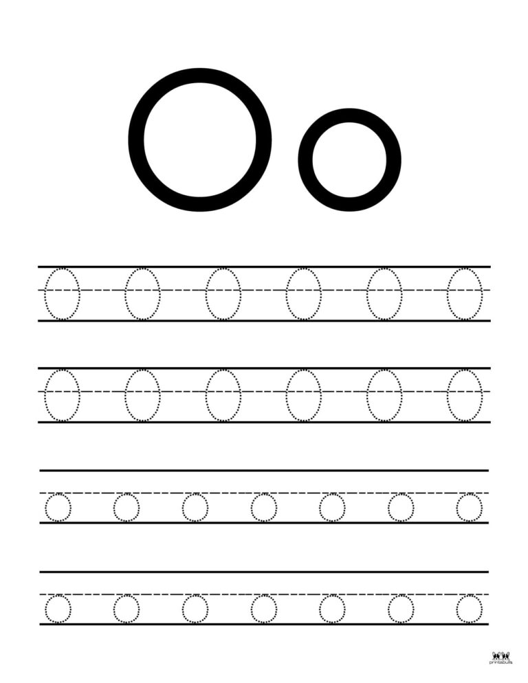 Letter O Worksheets - 50 FREE Printables | Printabulls