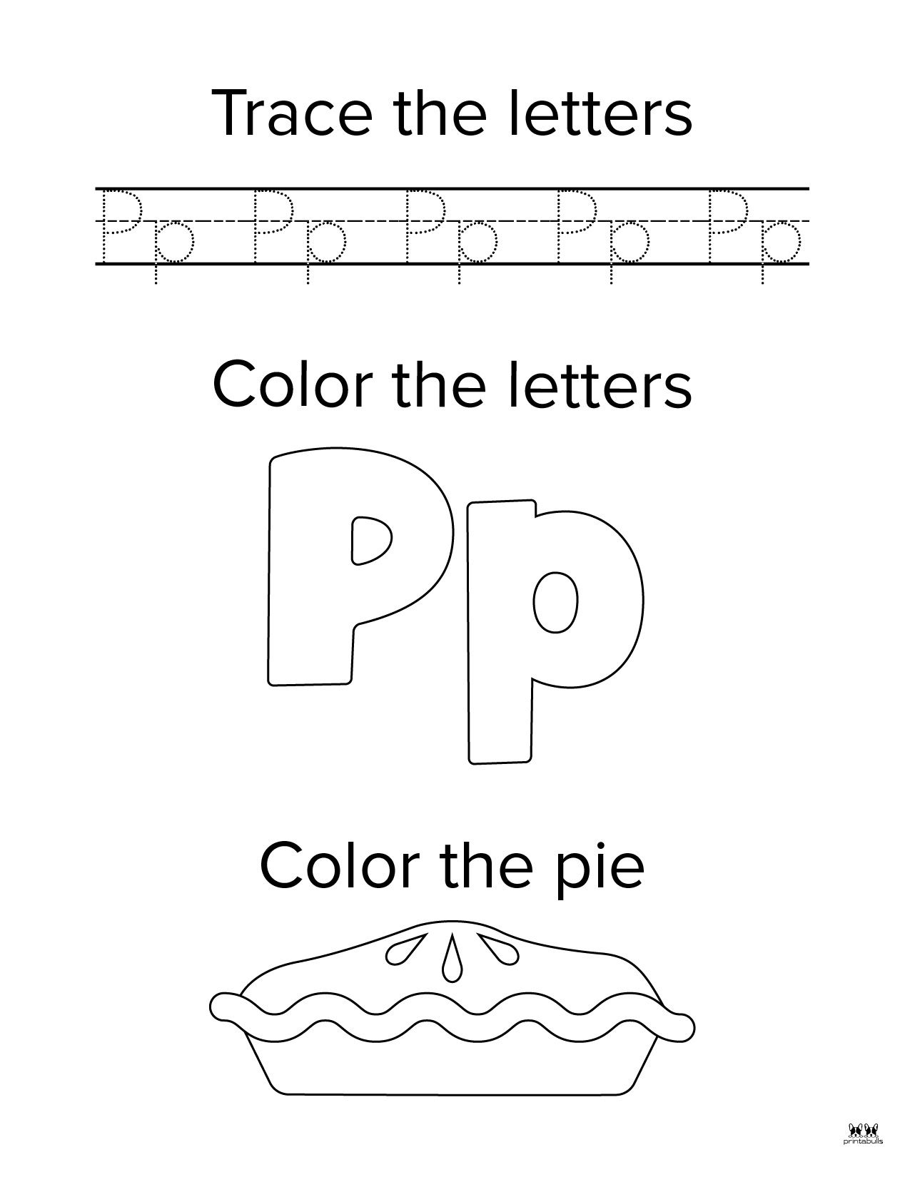 Letter P Worksheets - 50 FREE Printables | Printabulls