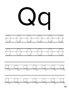 Letter Q Worksheets - 50 FREE Printables | Printabulls