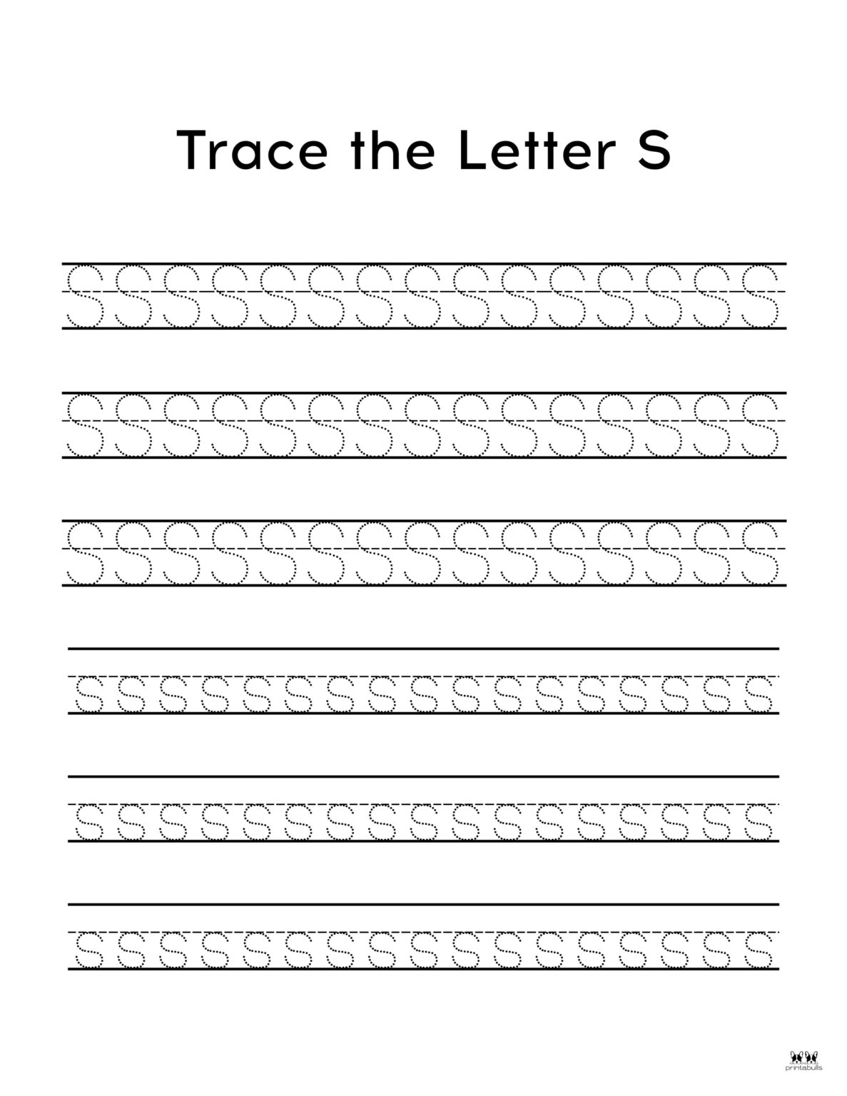 Letter S Worksheets - 50 FREE Printables | Printabulls