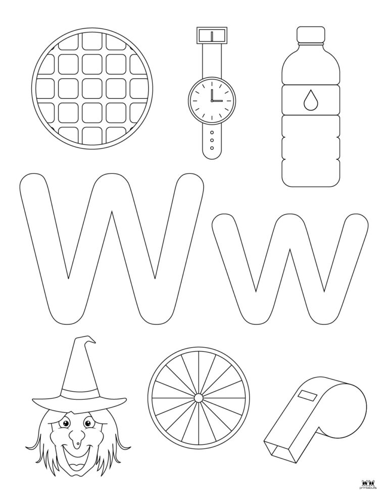 Letter W Worksheets - 50 FREE Printables | Printabulls