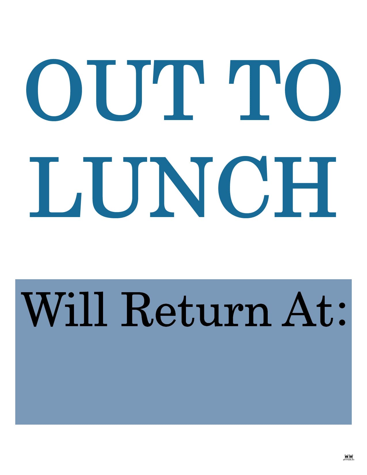 Out To Lunch Signs 15 Free Signs Printabulls