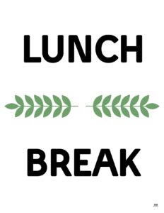 Out To Lunch Signs - 15 FREE Signs | Printabulls