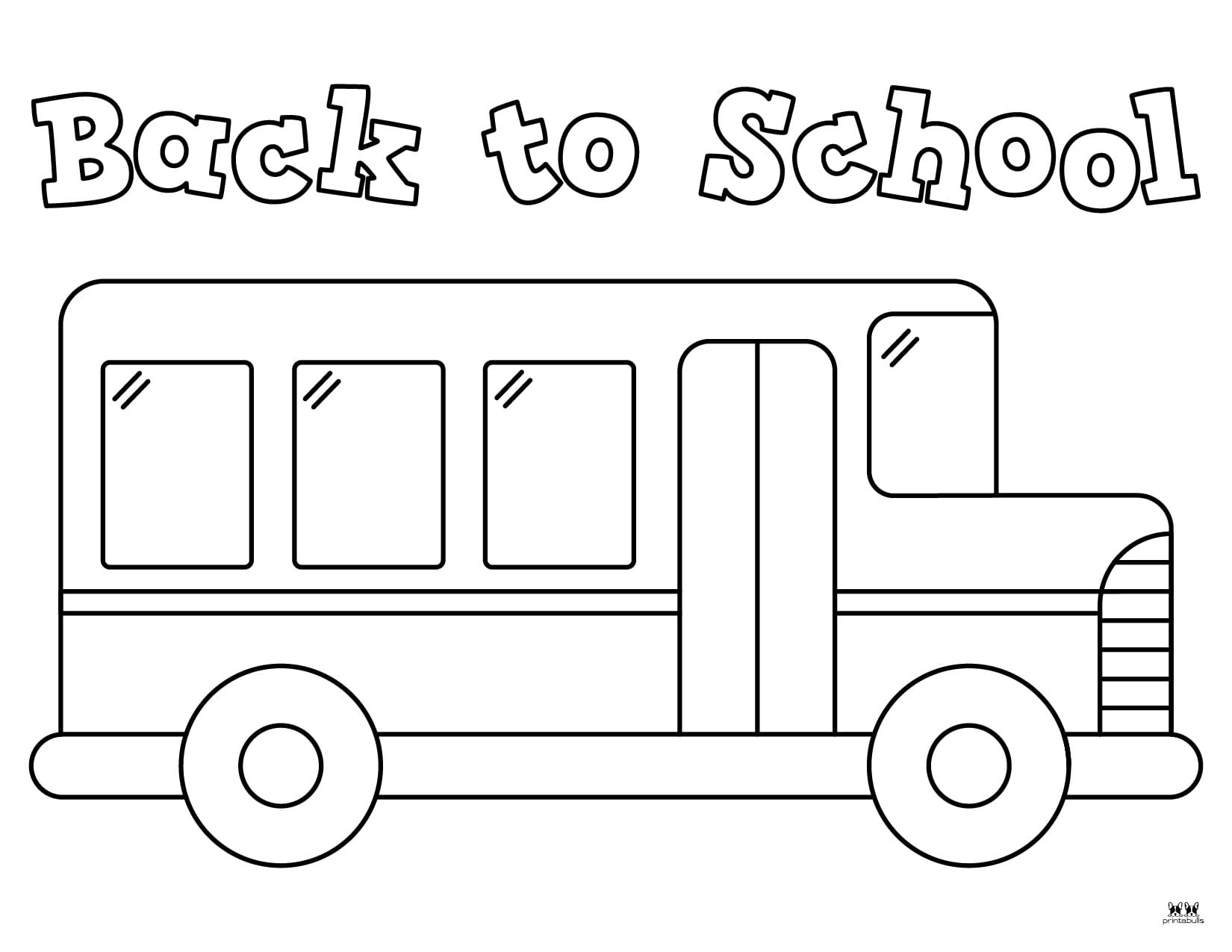 Back To School Coloring Pages - 25 FREE Pages | Printabulls