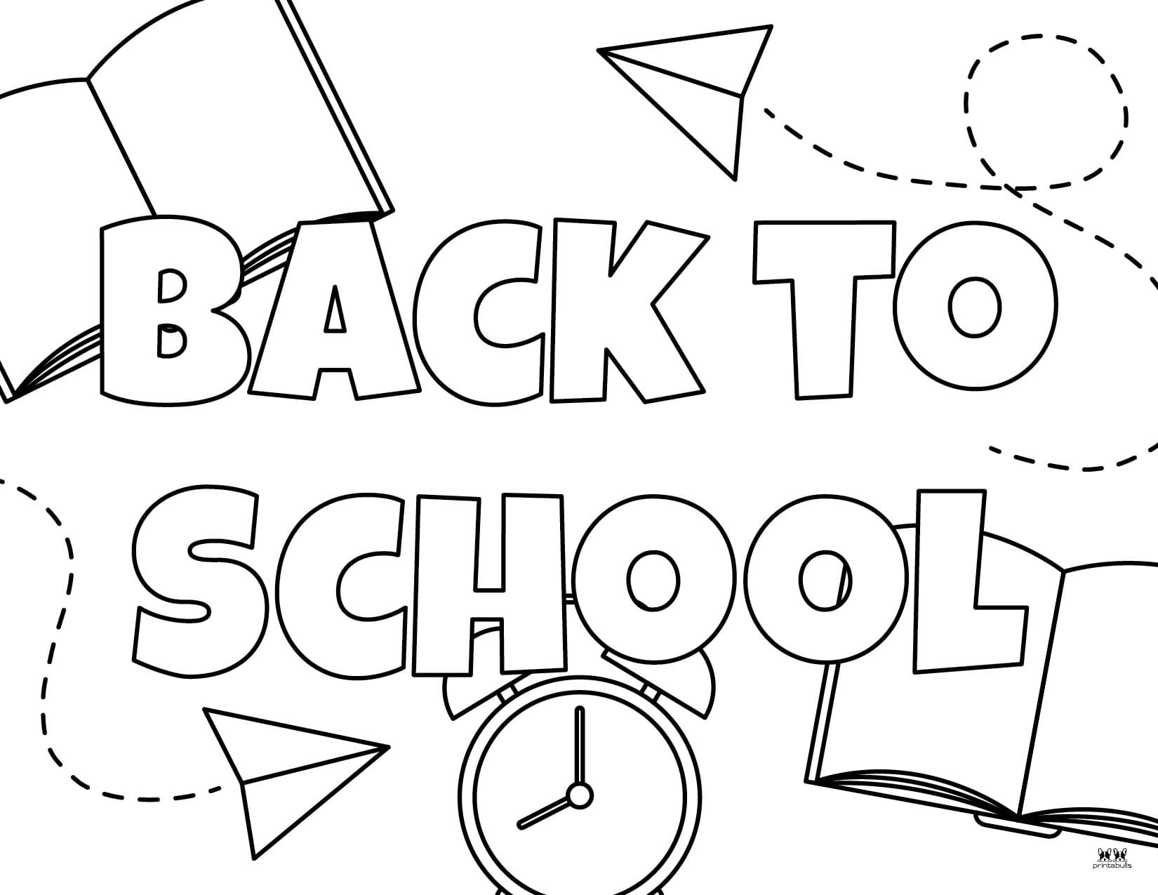 Back To School Coloring Pages - 25 FREE Pages | Printabulls