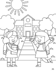 Back To School Coloring Pages - 25 FREE Pages | Printabulls