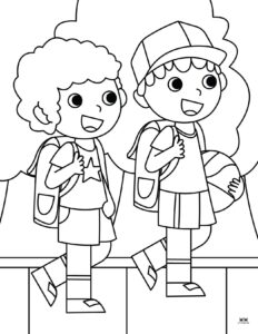 Back To School Coloring Pages - 25 FREE Pages | Printabulls