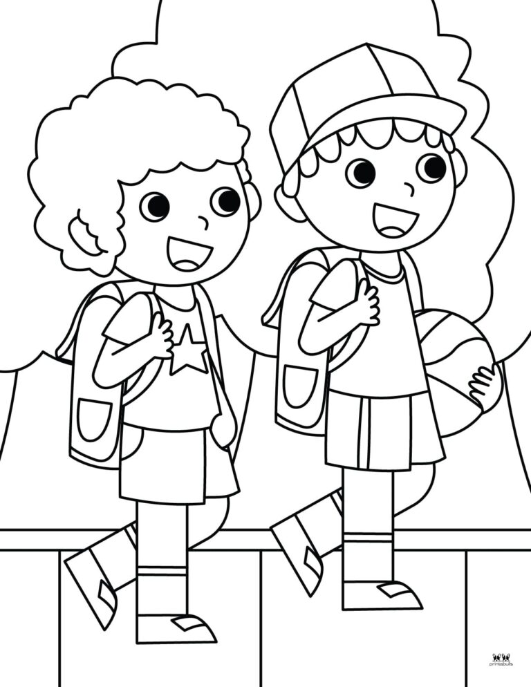 Back To School Coloring Pages - 25 FREE Pages | Printabulls