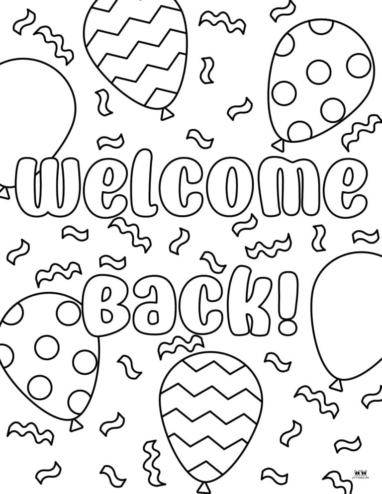 Back To School Coloring Pages - 25 FREE Pages | Printabulls