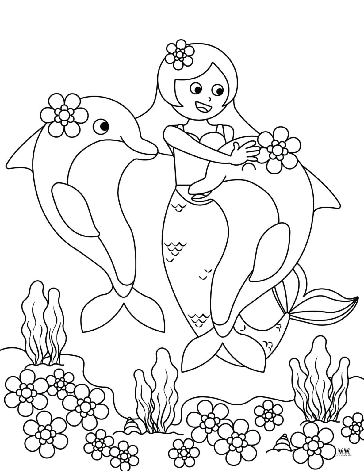 Dolphin Coloring Pages & Templates - 28 FREE Pages | Printabulls