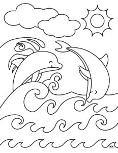 Dolphin Coloring Pages & Templates - 28 FREE Pages | Printabulls