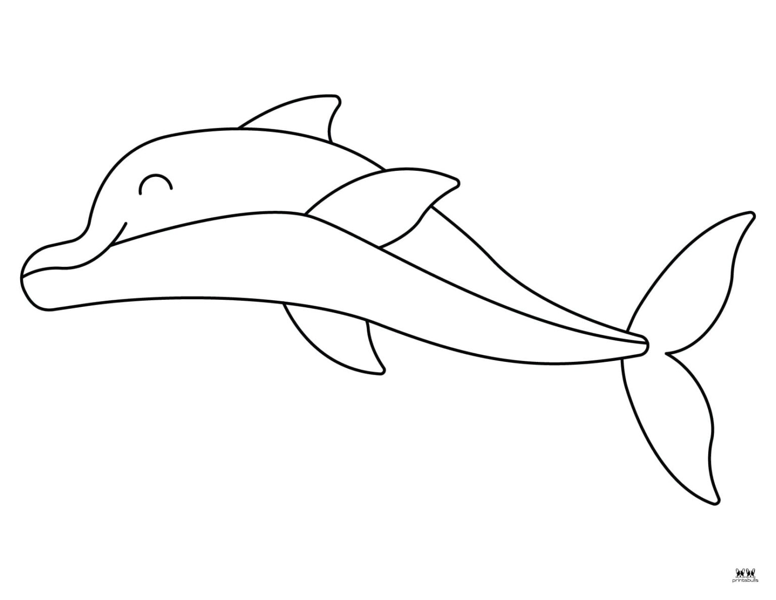 Dolphin Coloring Pages & Templates - 28 FREE Pages | Printabulls