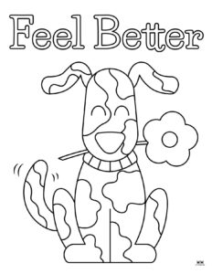 Get Well Soon Coloring Pages - 15 FREE Pages | Printabulls