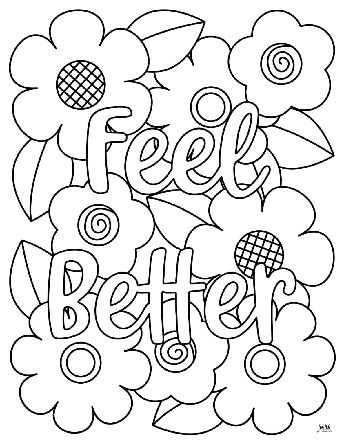 Get Well Soon Coloring Pages - 15 FREE Pages | Printabulls