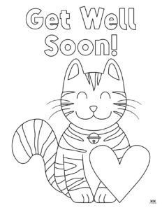 Get Well Soon Coloring Pages - 15 FREE Pages | Printabulls