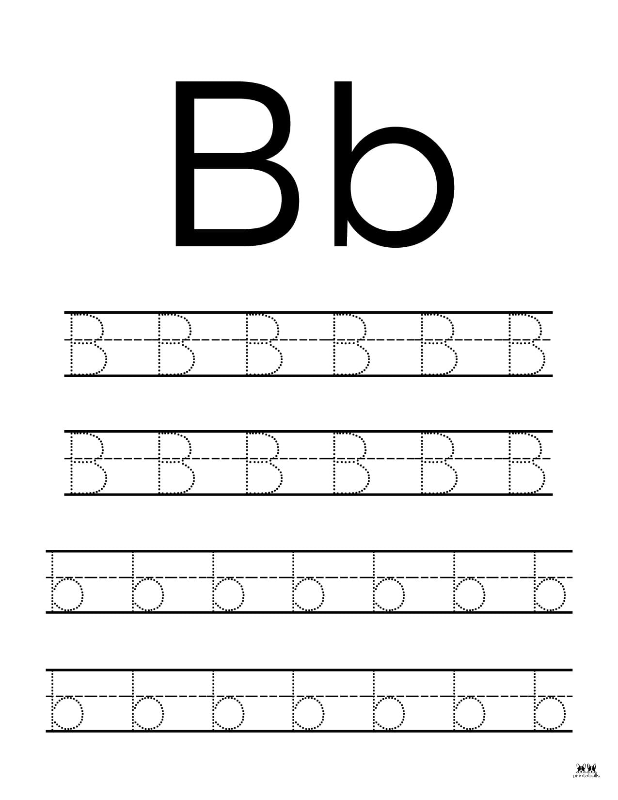 Letter B Worksheets - 50 FREE Printables | Printabulls