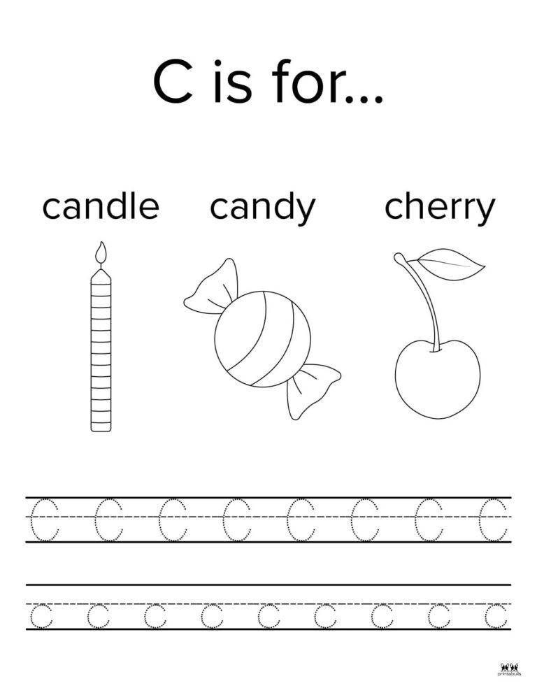 Letter C Worksheets - 50 FREE Printables | Printabulls