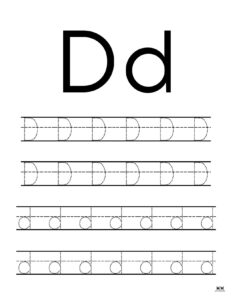 Letter D Worksheets - 50 FREE Printables | Printabulls