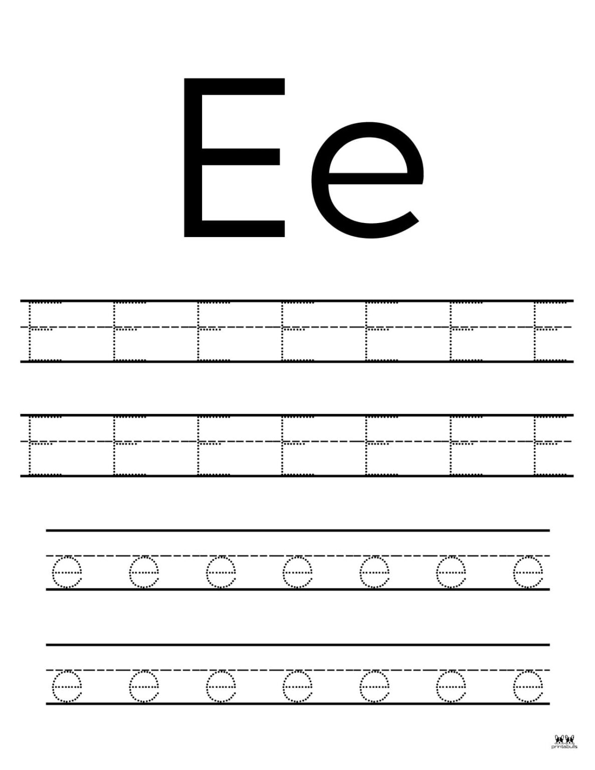 Letter E Worksheets 50 FREE Printables Printabulls