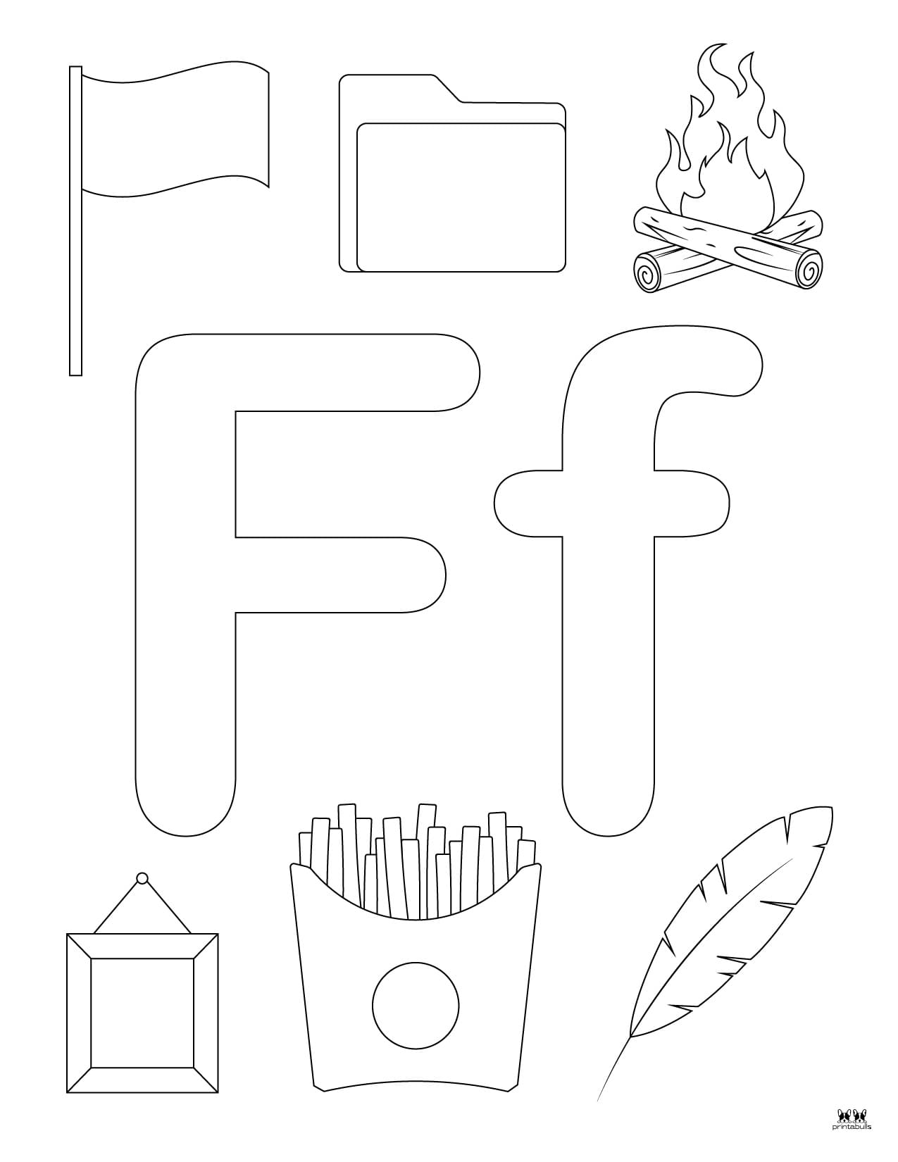 Letter F Worksheets 50 FREE Printables Printabulls