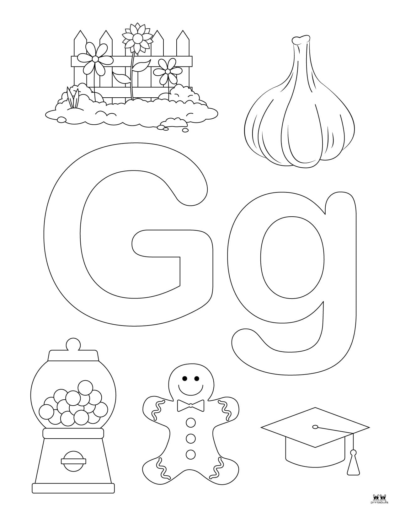 Letter G Worksheets - 50 FREE Printables | Printabulls