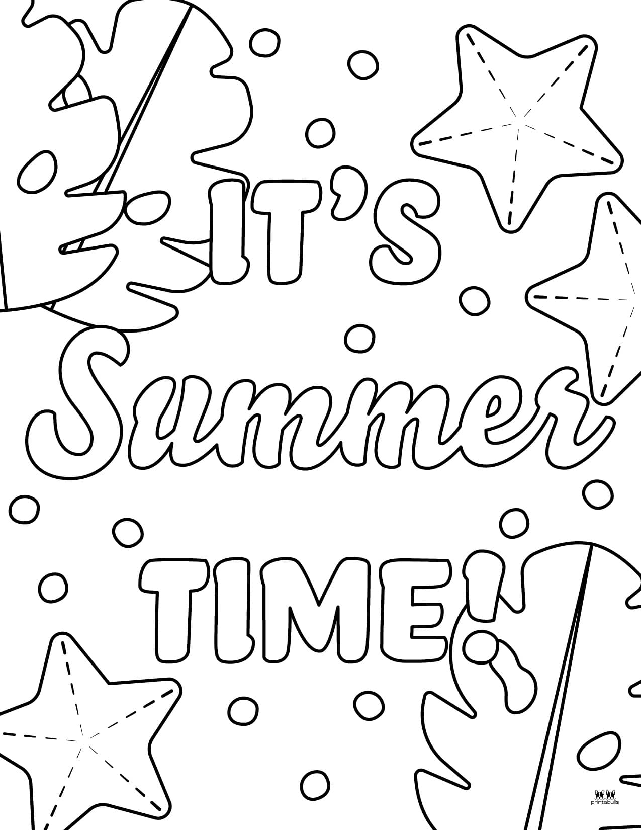 Summer Coloring Pages - 100 FREE Printable Pages | Printabulls