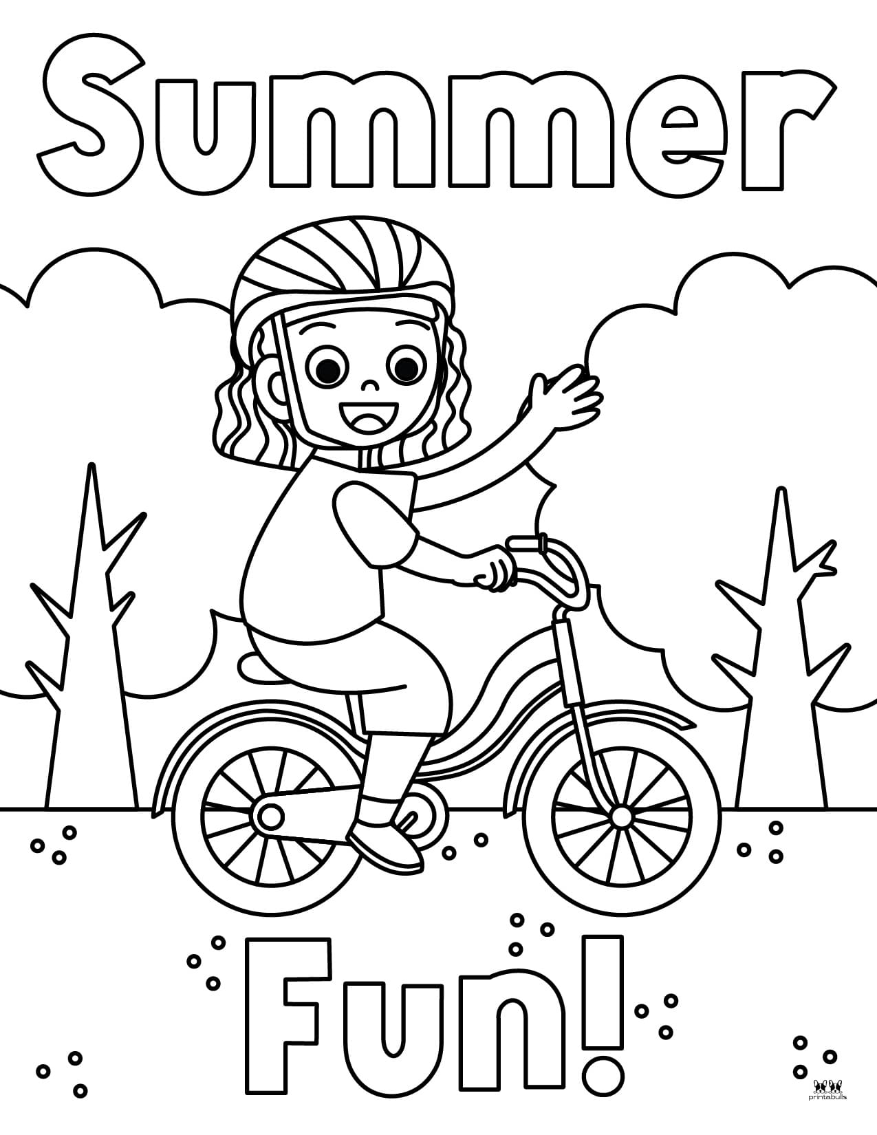 Summer Coloring Pages - 100 FREE Printable Pages | Printabulls