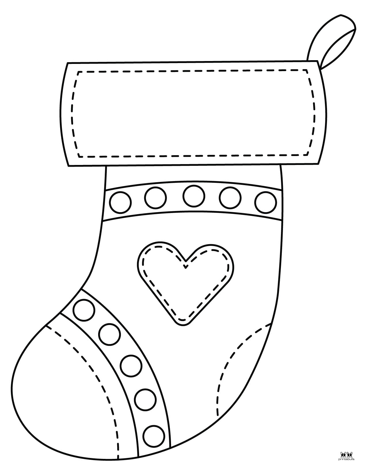 Christmas Stocking Coloring Pages - 27 FREE Pages | Printabulls