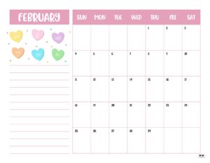 February 2024 Calendars - 50 FREE Printables | Printabulls