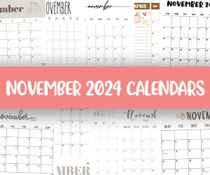 printable november 2024 calendars