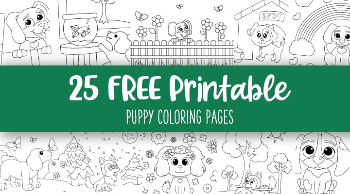 cute baby dog coloring pages