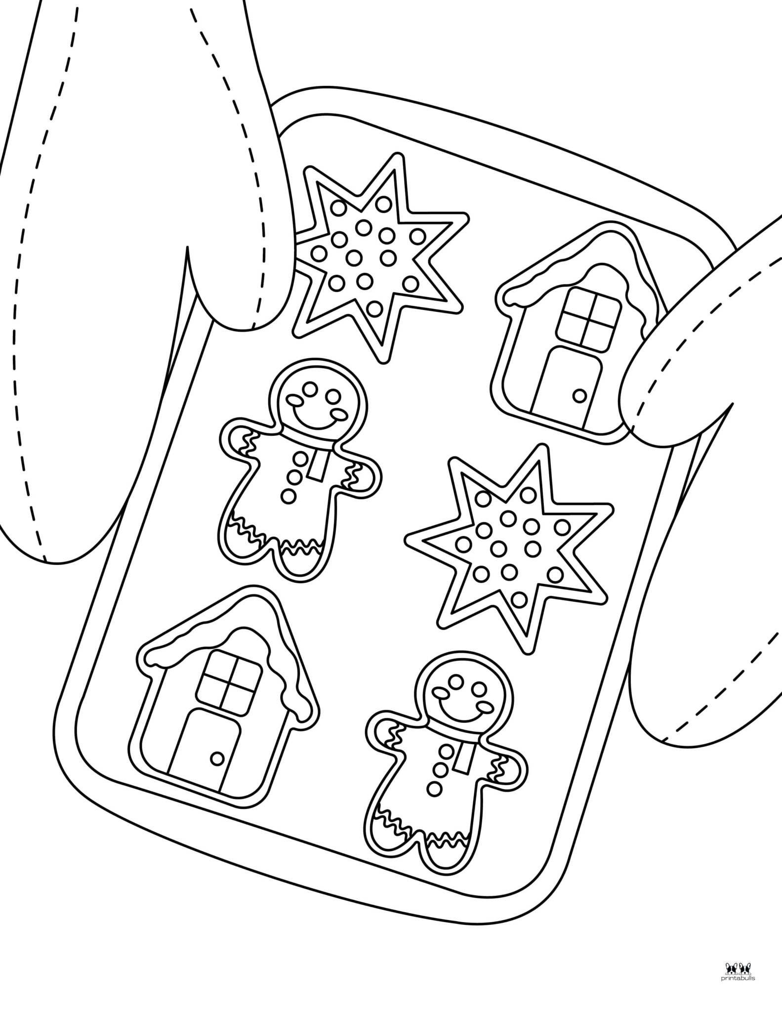 Christmas Cookies Coloring Pages - 25 FREE Pages | Printabulls